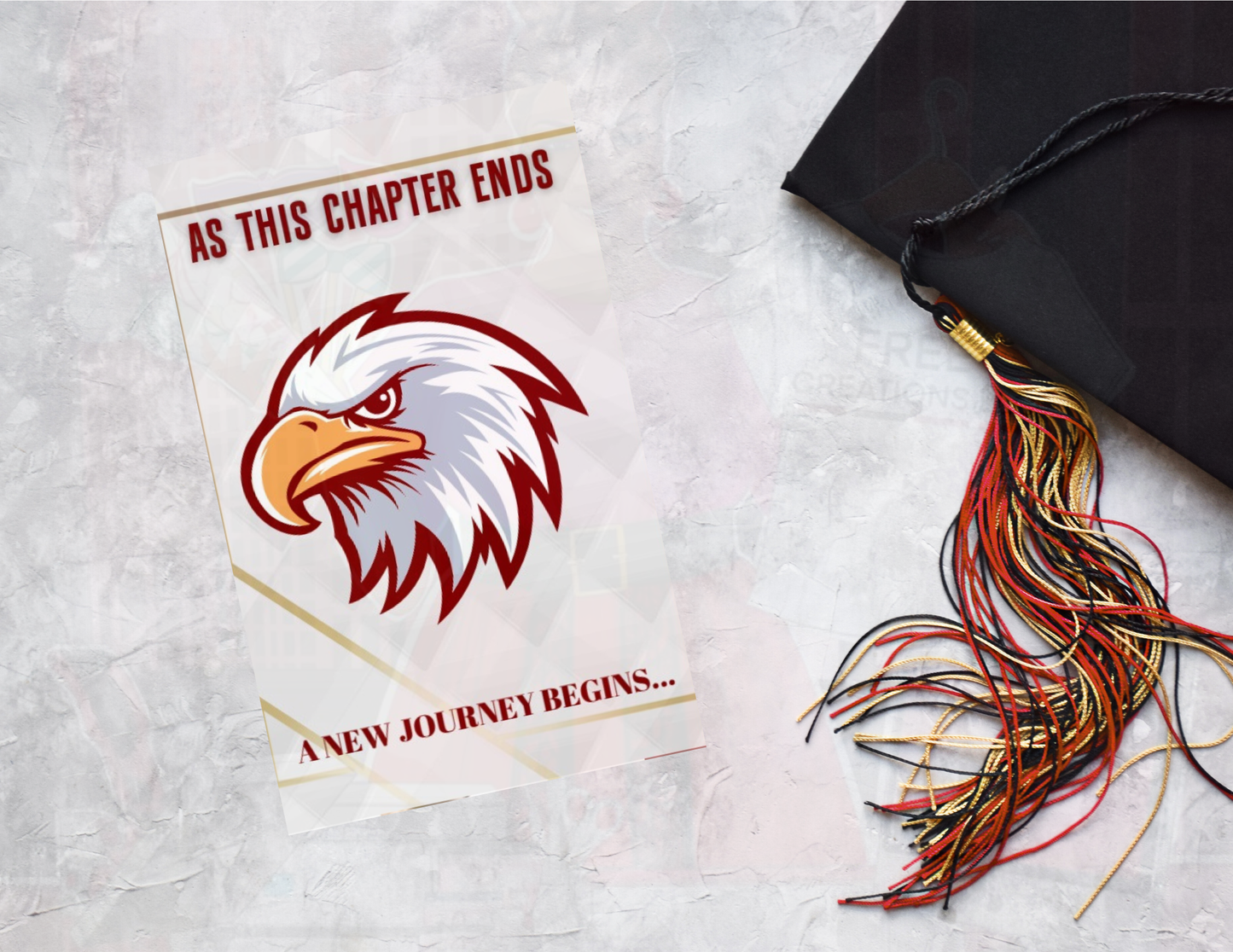 Red and Gold Grad Booklet