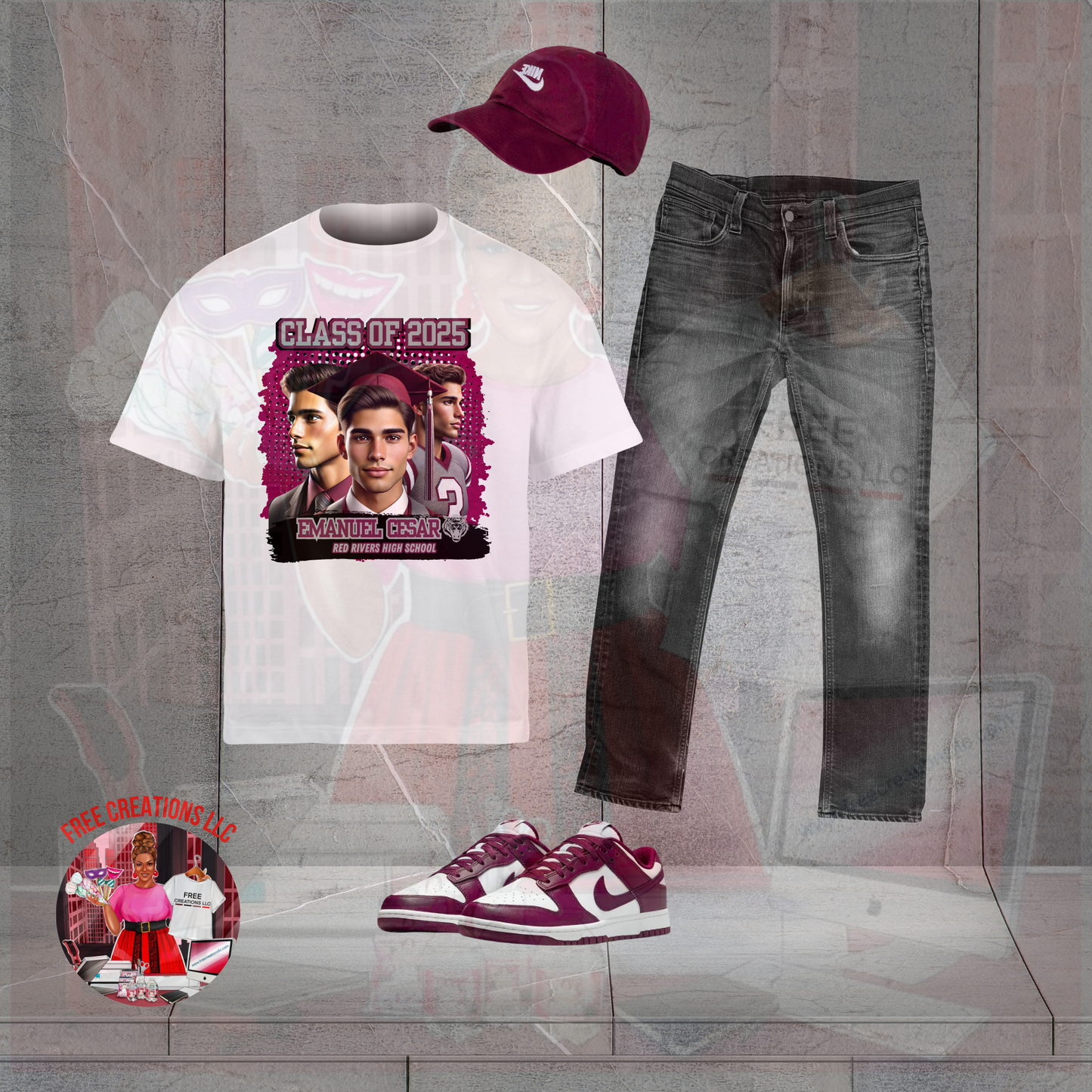 2025 Maroon Graduation Design