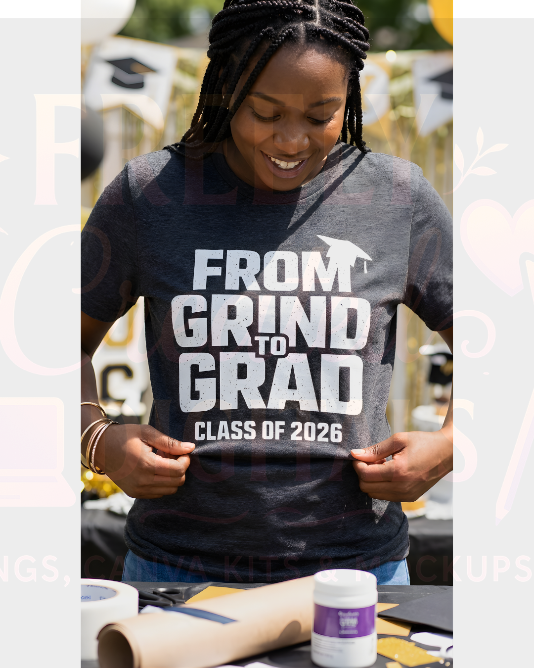 From Grind To Grad PNG
