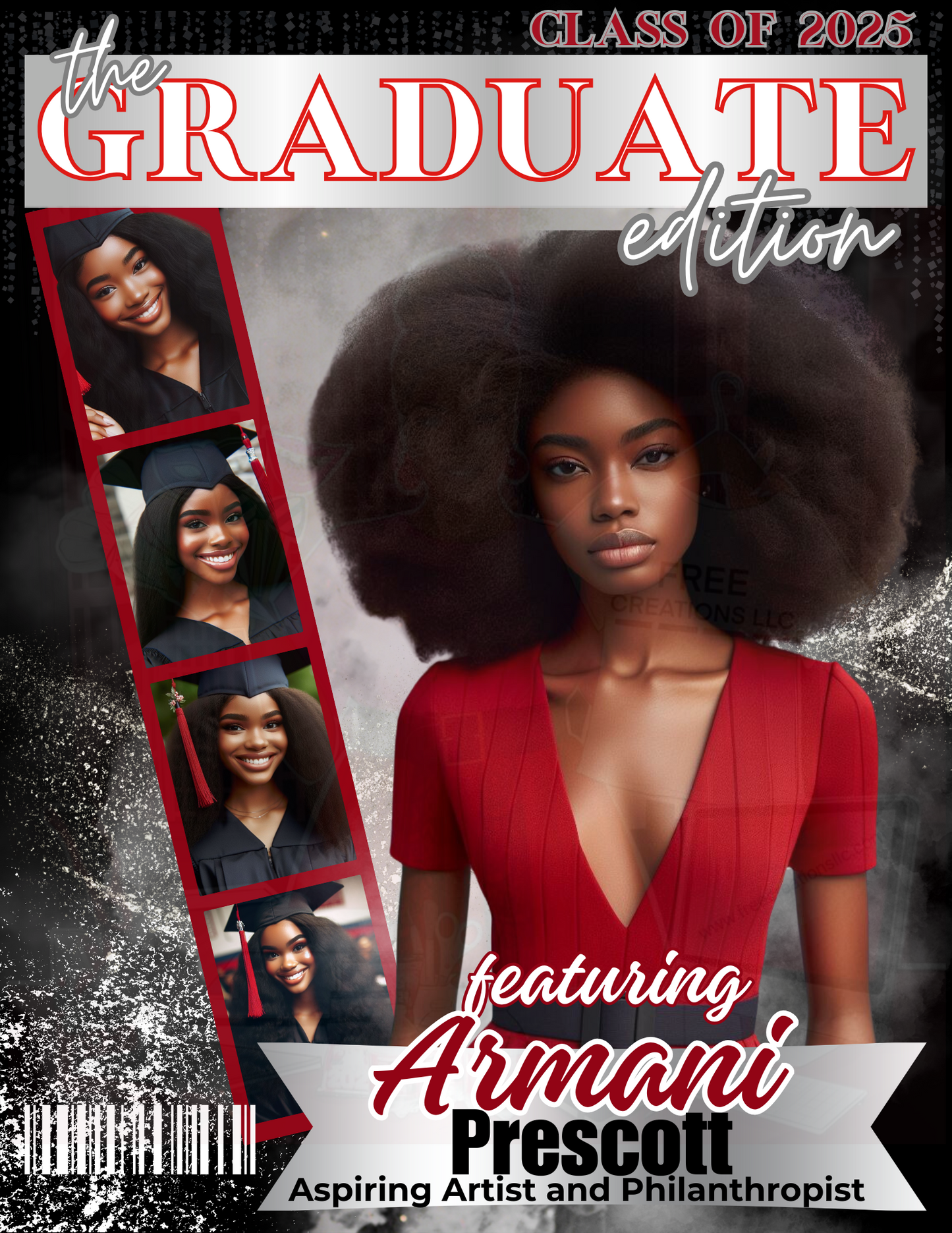 Fashion Graduation Magazine Cover