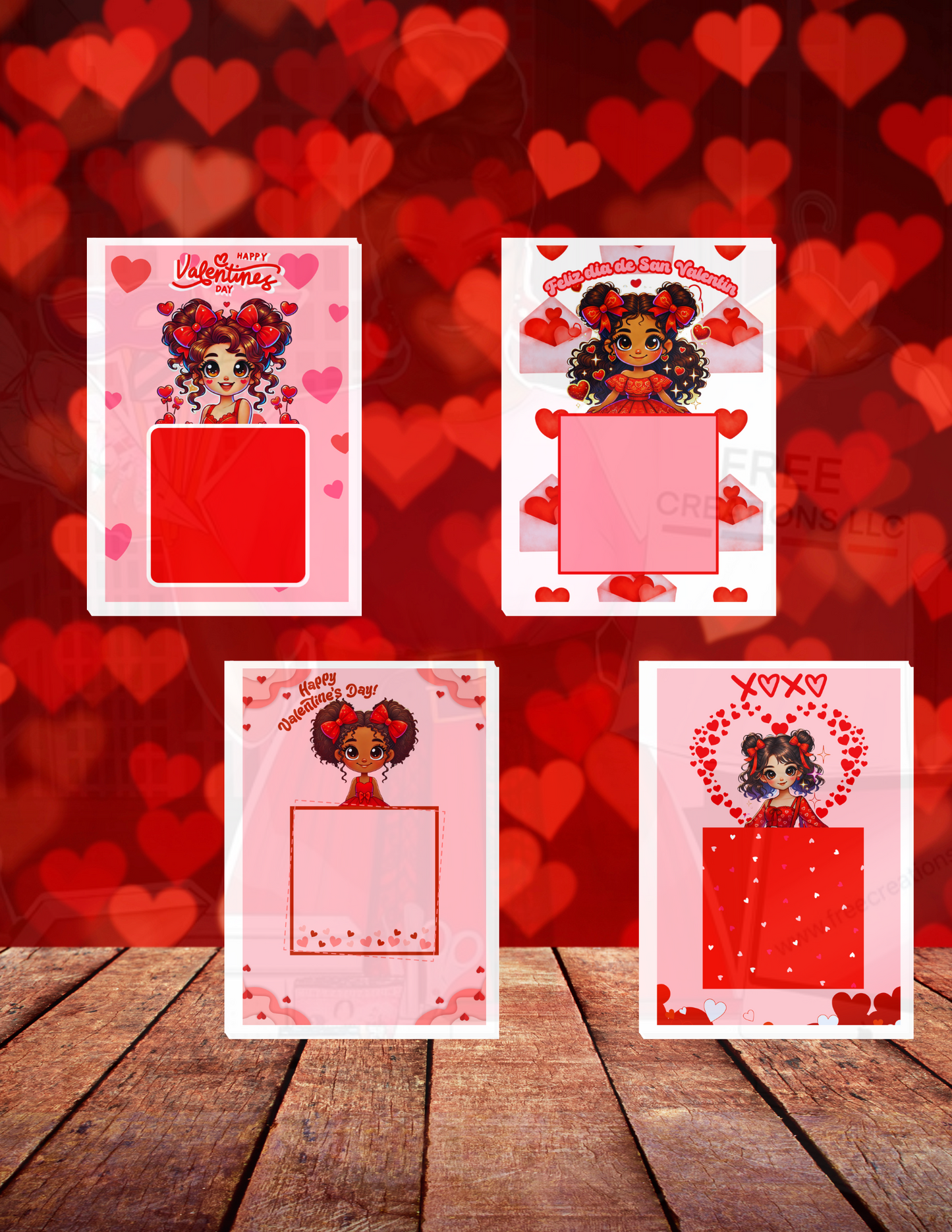 Sweethearts Jumbo Valentines Day Cards| FREE Creations LLC