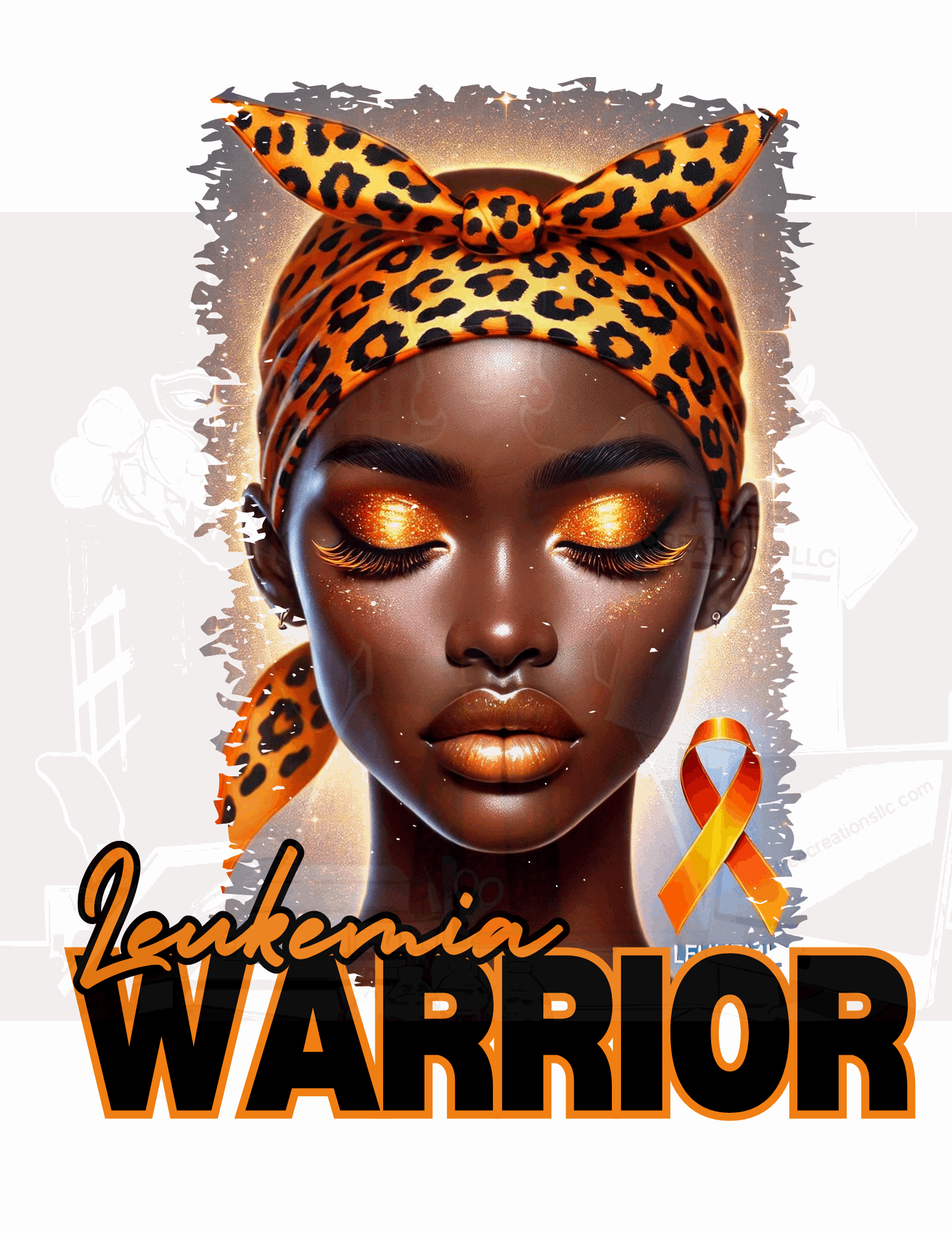 Leukemia Warrior Awareness Template | FREE CREATIONS LLC