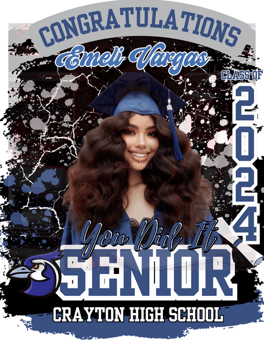 Graduation Party Template | Grad Design Bundle | FREE Creations LLC