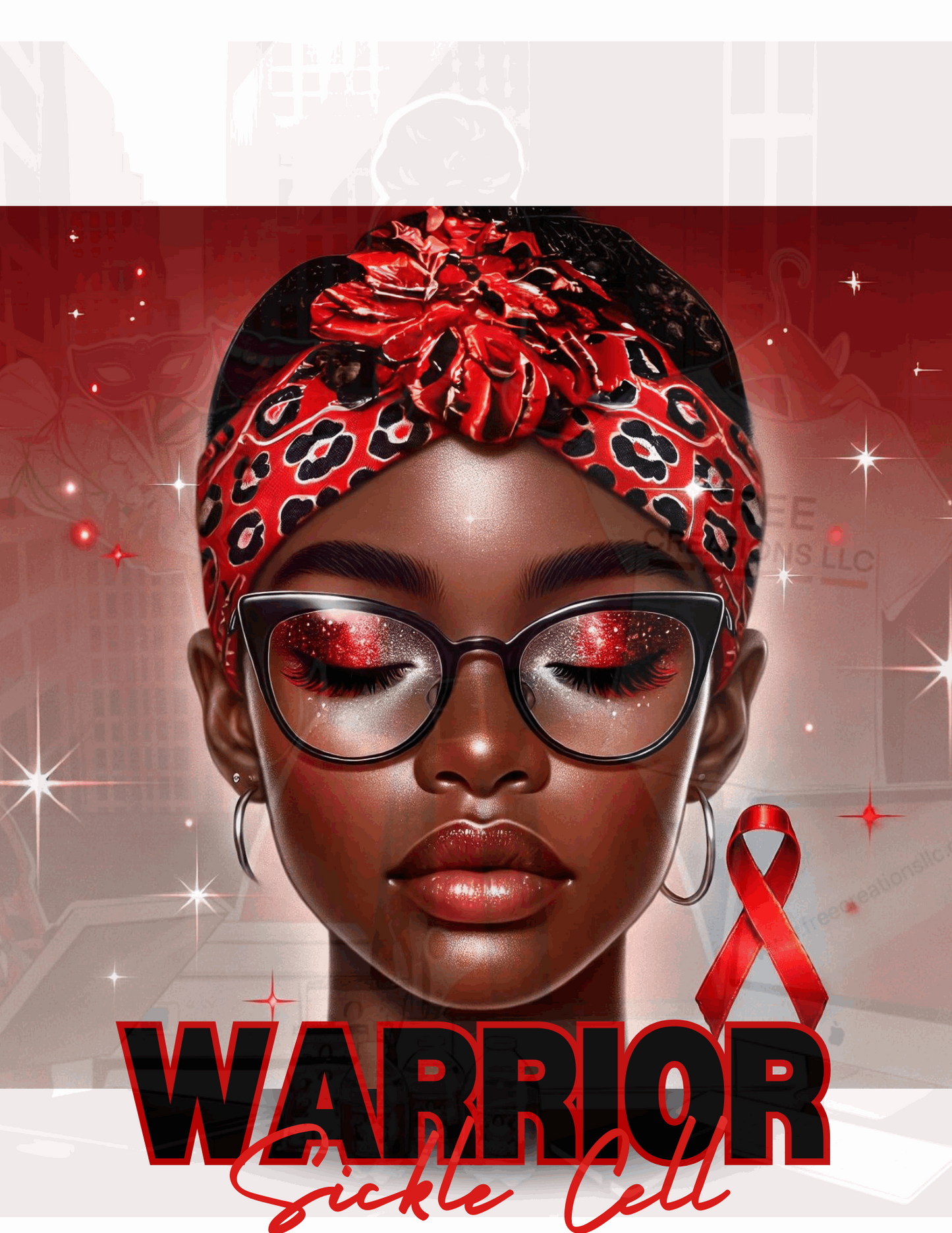 Sickle Cell Awareness Template | FREE CREATIONS LLC