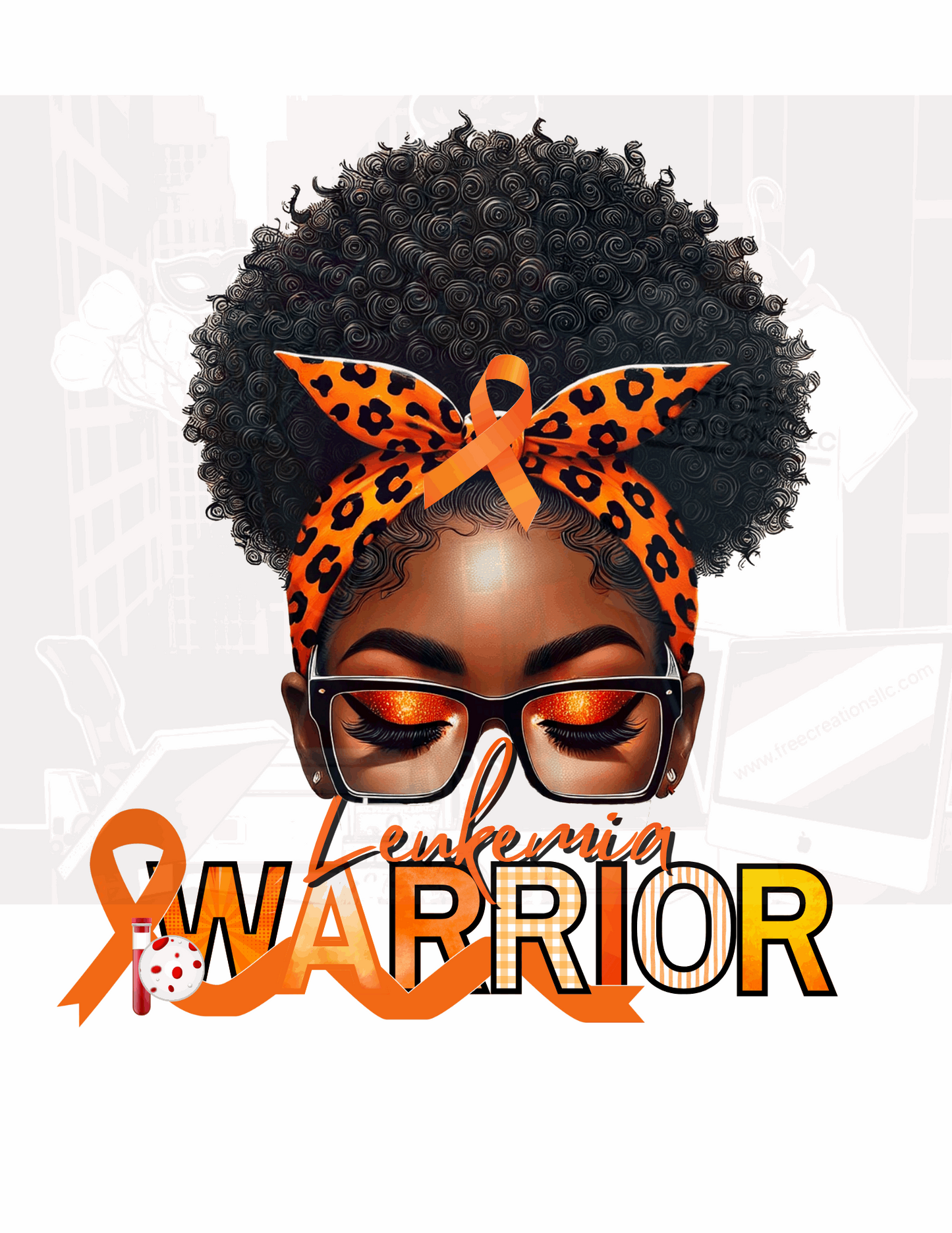 Leukemia Warrior Awareness Template | FREE CREATIONS LLC