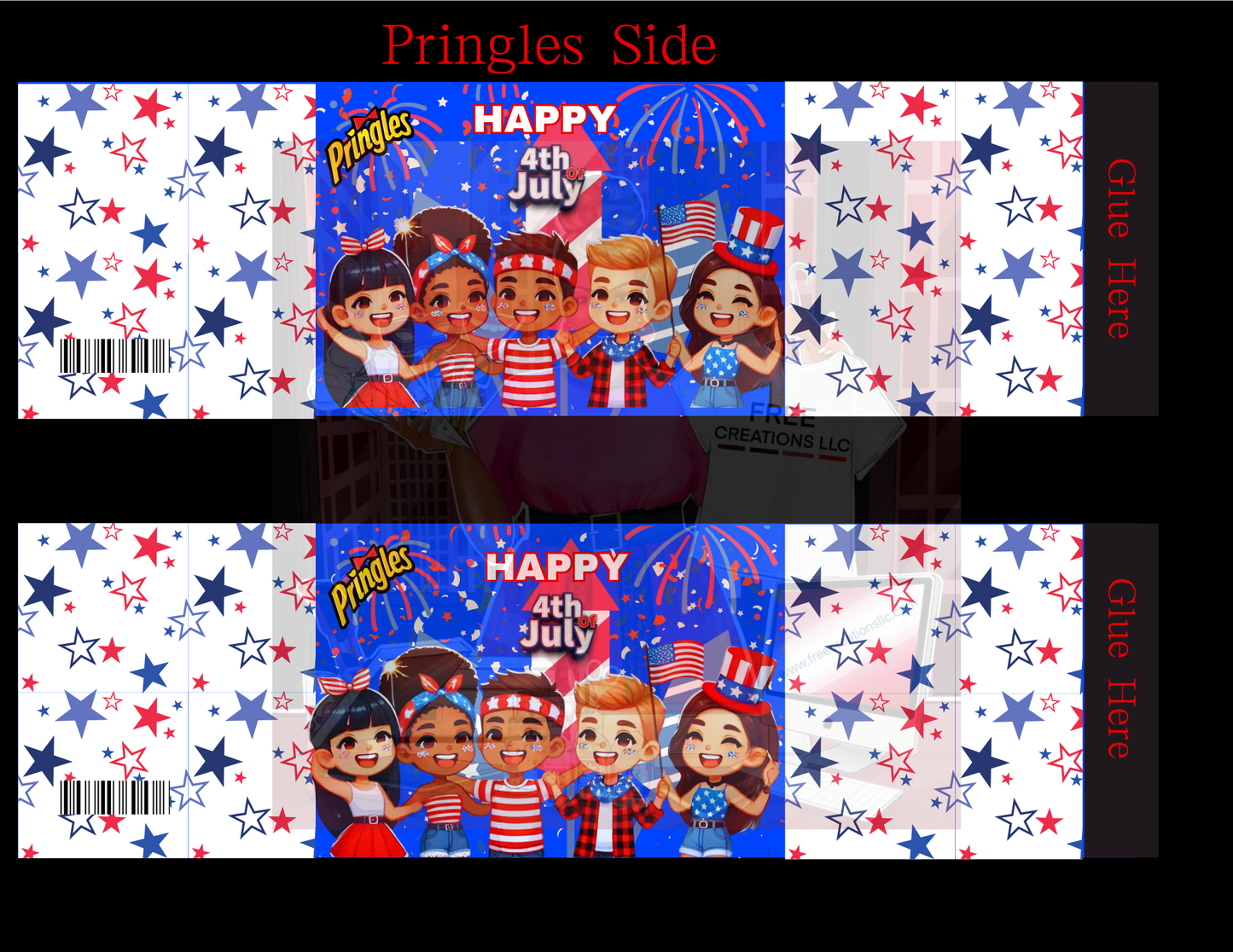 4th of July Celebrate Freedom & Fun Party Favor Bundle - Editable Printable Templates for Independence Day