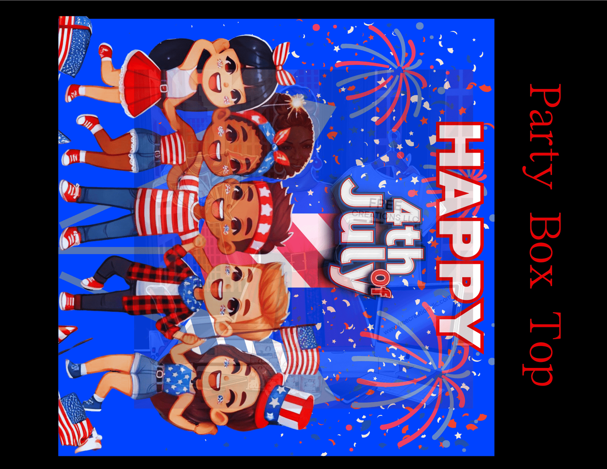 4th of July Celebrate Freedom & Fun Party Favor Bundle - Editable Printable Templates for Independence Day - FREE CREATIONS LLC