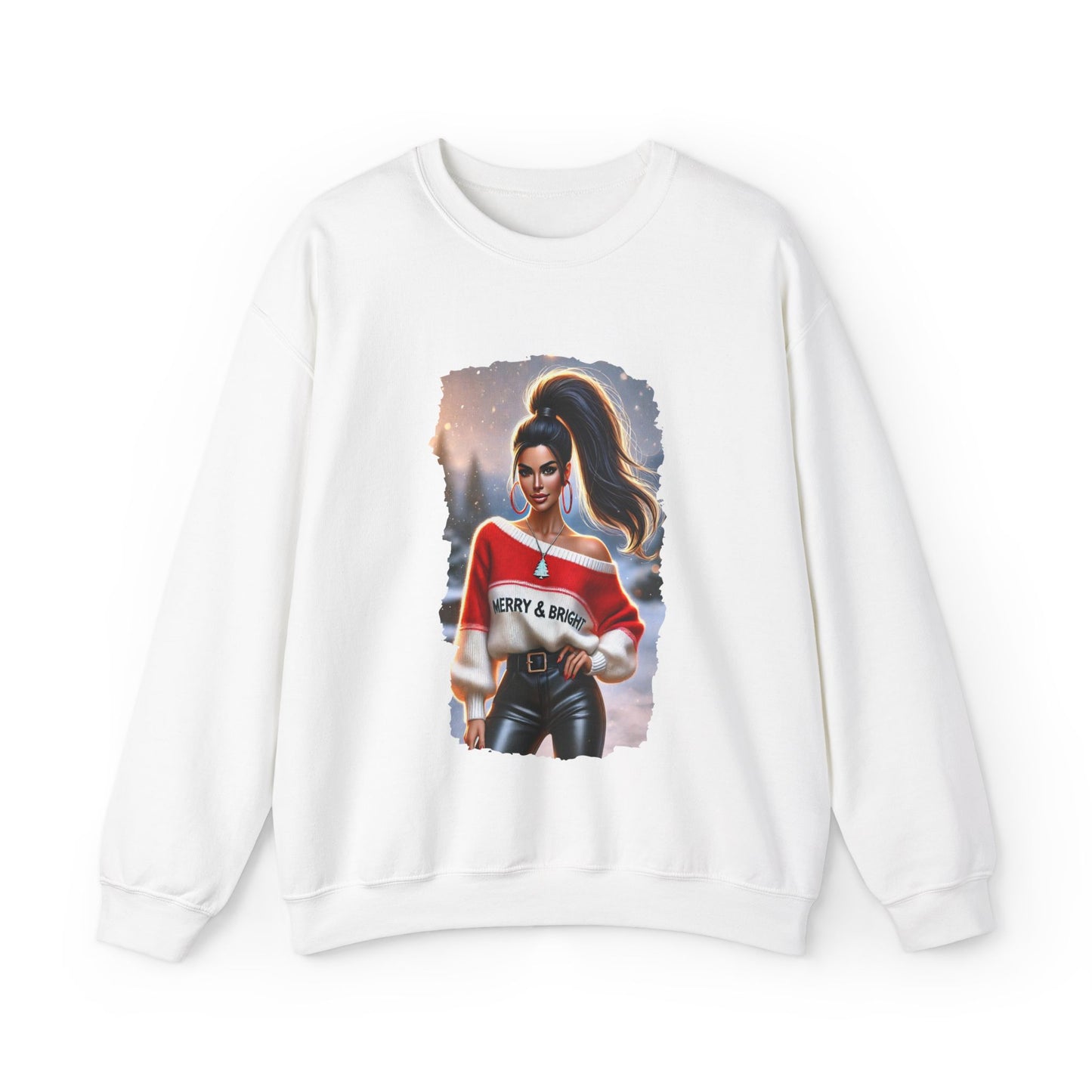 Heavy Crewneck Sweatshirt | Seasonal Sweatshirt | FREE CREATIONS LLC