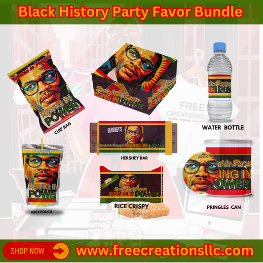 Black History Party Favor Bundle| FREE Creations LLC