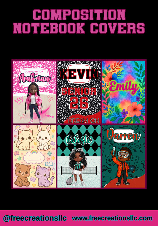 Composition Notebook Cover Bundle