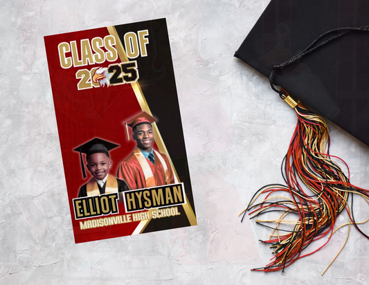Red & Gold Grad Booklet| FREE Creations LLC