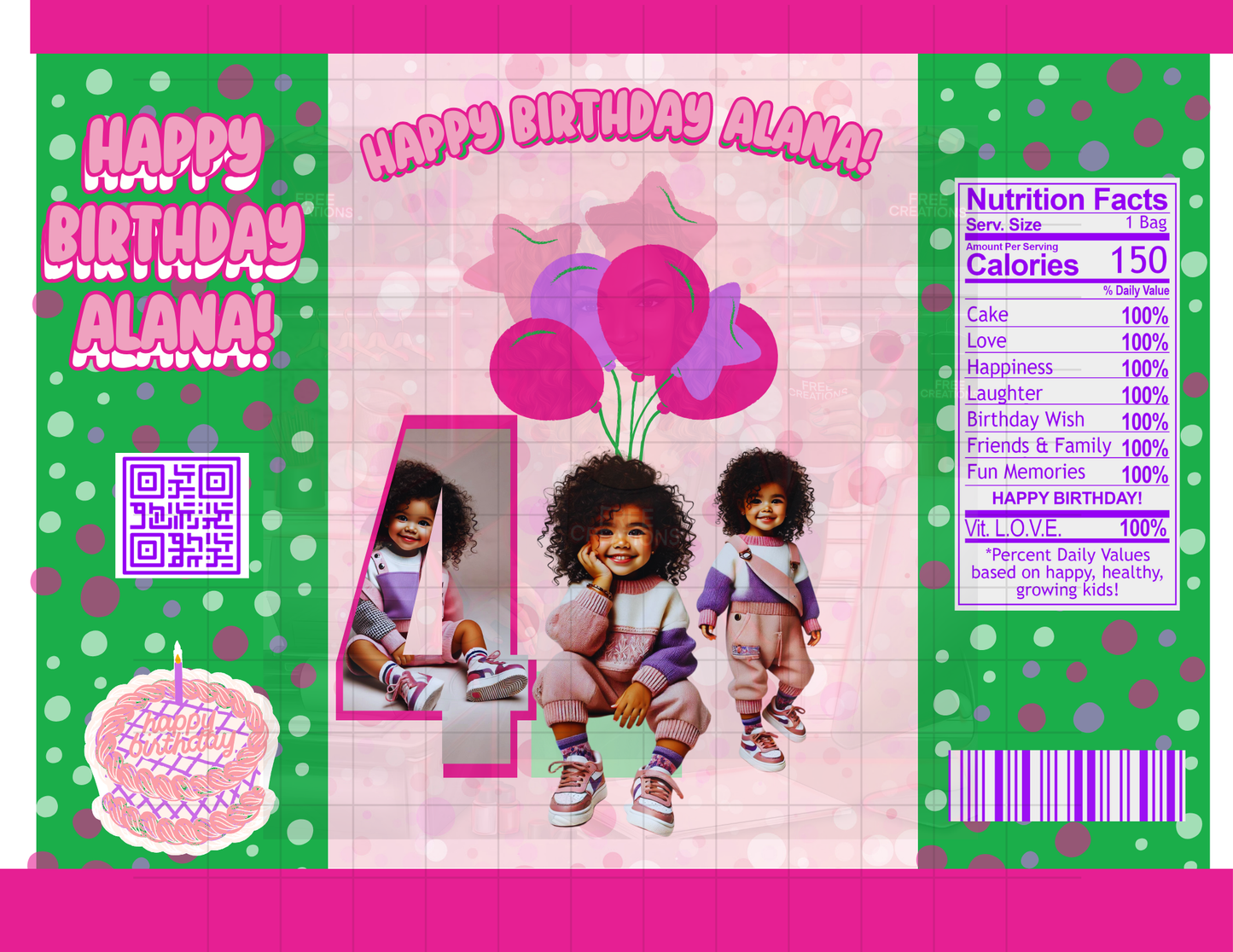 Polka Dot Fun Party Favor Bundle - Editable Templates for Birthday & Celebration Favors