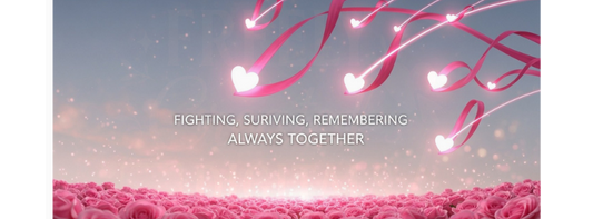 Breast Cancer Awareness Facebook Cover Image with pink ribbon and empowering design — honoring survivors, fighters, and loved ones. Designed by FREE Creations LLC.