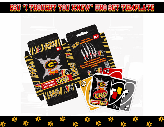 UNO Card Template | UNO Card Designs | FREE CREATIONS LLC